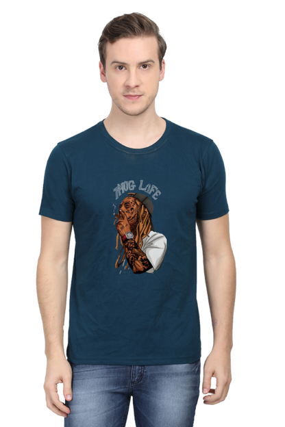 Bluelander Unisex Regular Fit T-Shirt: Soft, Breathable, 100% Cotton, Pre-Shrunk, Bio-Washed, Lycra Ribbed Neck