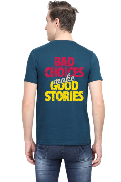 Let's create good stories together: Bluelander's Premium Cotton Bio-Washed Half-Sleeve T-Shirt