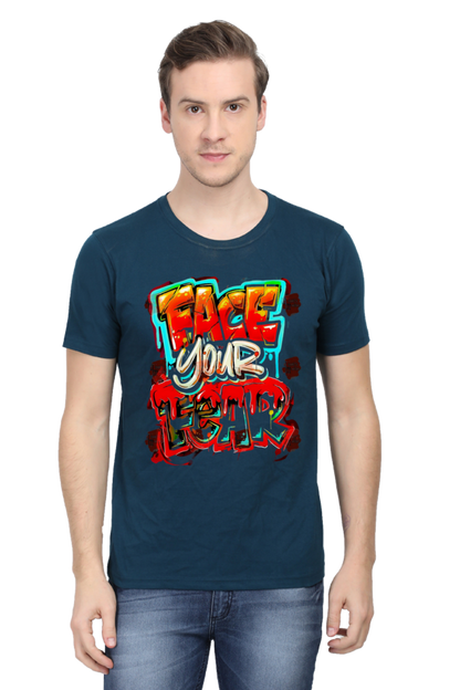 Bluelander Unisex Cotton T-Shirt: Soft, Breathable, Bio Washed.