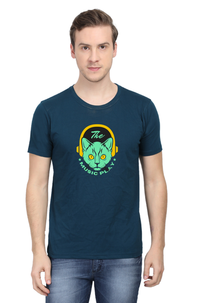Bluelander Half Sleeve T-Shirts: Elevate Your Style with Quality Comfort and Play the Music of Your Life! #FashionWithPassion.