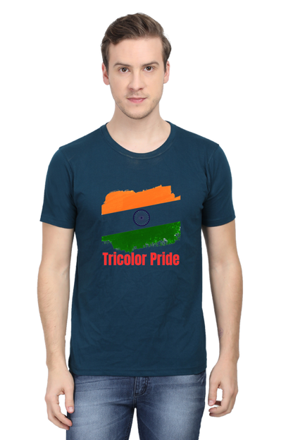 Bluelander's Cotton Half Sleeve T-Shirts: Supreme Comfort, Wear Your Patriotism with Pride.