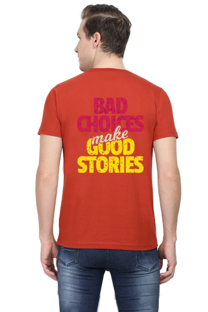 Let's create good stories together: Bluelander's Premium Cotton Bio-Washed Half-Sleeve T-Shirt
