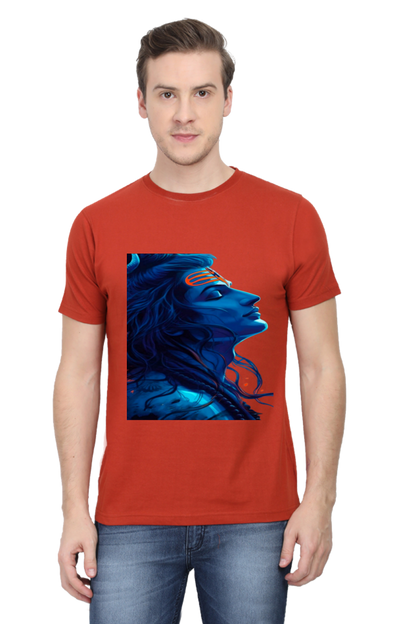 Divine Threads: Bluelander's Unisex Shiva Tees - Comfort Meets Faith  This is an excellent title!