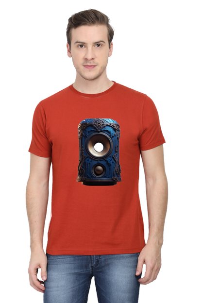 Half Sleeve Harmony: Unleash Your Inner Music with Enhanced Style in our Bluelander Cotton T-Shirt - Let Your Passion Sing