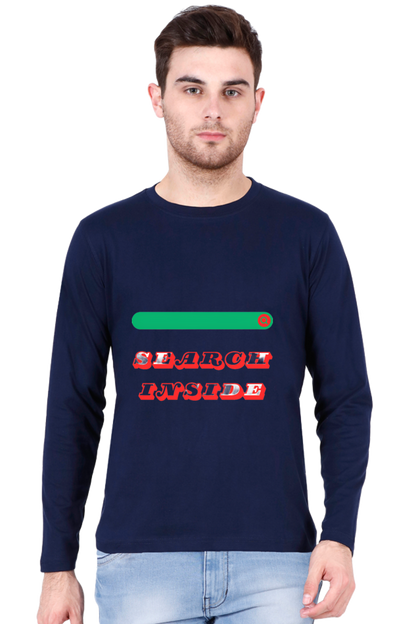 Make a Bold Statement with Bluelander's Cotton Full Sleeve T-Shirts - Elevate Your Style!