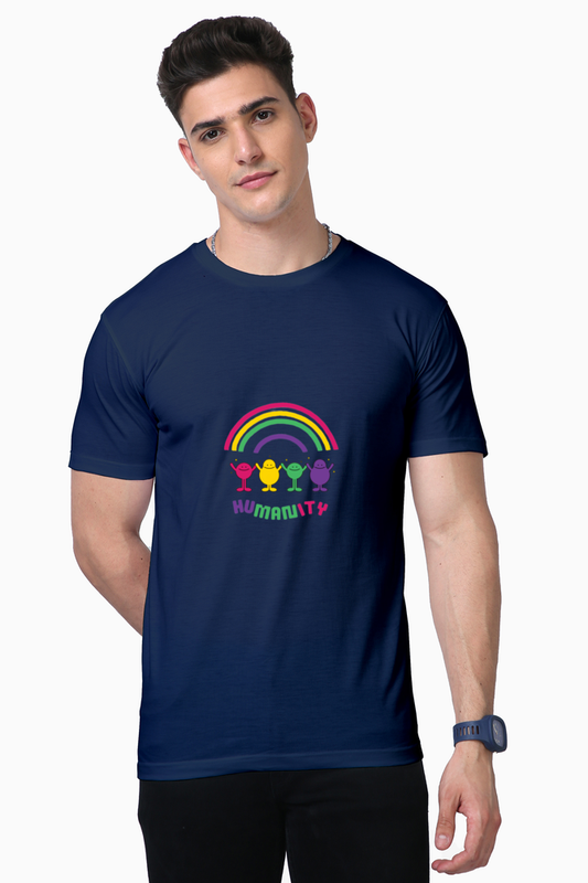 Bluelander Supima Half Sleeve T-Shirts: Experience Supreme Comfort and Style – Unleash Extraordinary Quality and Latest Designs, Show Your Humanity with Style.