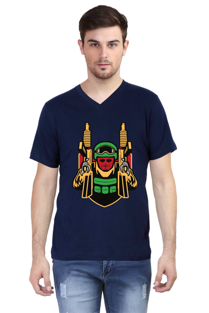 Elevate Your Look with Bluelander's V Neck Cotton Half Sleeve T Shirts!