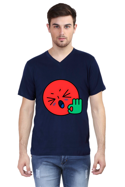 Embrace Comfort and Style: Bluelander's V Neck Half Sleeve Cotton T Shirt!