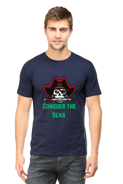 Make a Statement: Bluelander's Enhanced Design Cotton Half Sleeve T-Shirts - Stand Out in Style!