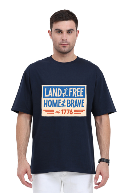 Unmatched Comfort: Bluelander Oversize Classic Cotton T-Shirts, Elevate Your Casual Look!