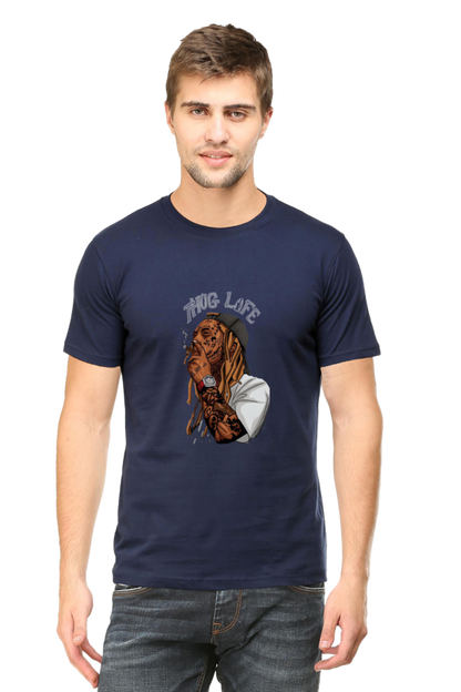 Bluelander Unisex Regular Fit T-Shirt: Soft, Breathable, 100% Cotton, Pre-Shrunk, Bio-Washed, Lycra Ribbed Neck