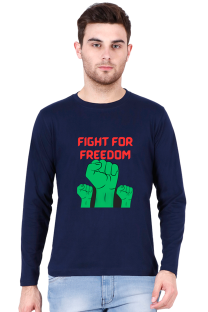 Make a Statement: Bluelander's Cotton Full Sleeve Tee – Unmatched Comfort, Simply Stylish.