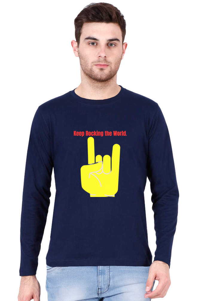 Bluelander's High-Quality Full Sleeve Cotton Tee – Rock Your Style with Confidence.
