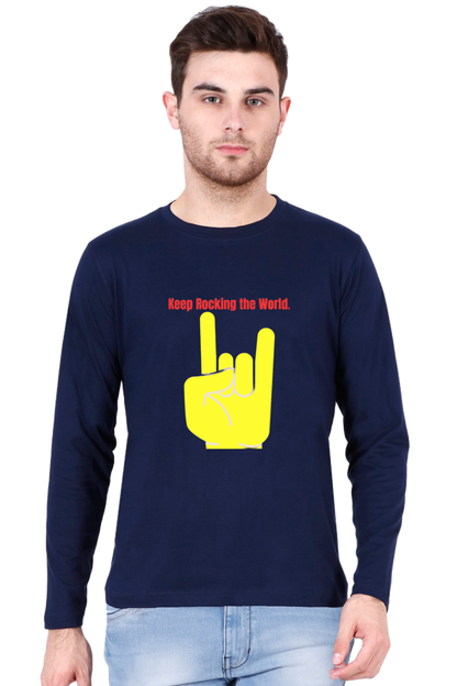Bluelander's High-Quality Full Sleeve Cotton Tee – Rock Your Style with Confidence.