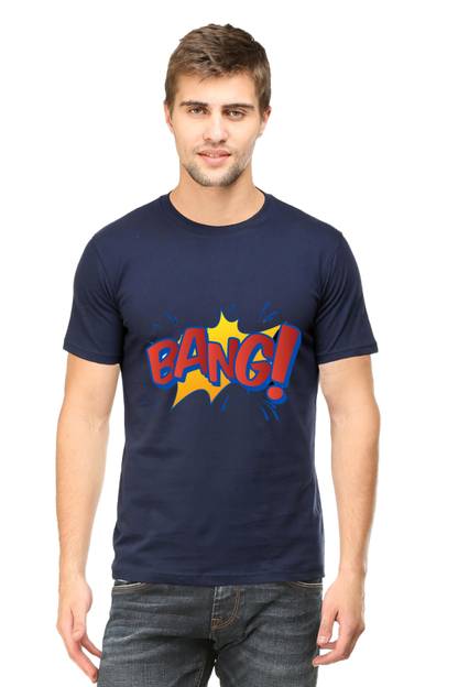 Stand Out with Bluelander's  Cotton Half Sleeve T-Shirt!