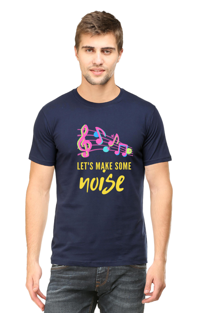 Make Waves in Style: Bluelander Cotton Half Sleeve T-Shirt - Time to Amplify Your Look and Make Some Stylish Noise