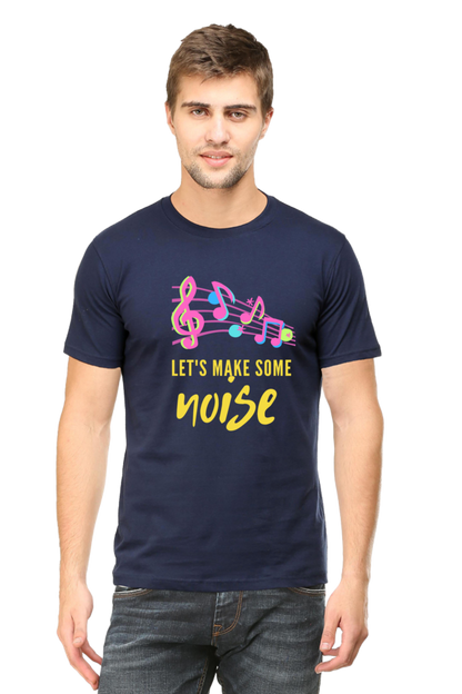 Make Waves in Style: Bluelander Cotton Half Sleeve T-Shirt - Time to Amplify Your Look and Make Some Stylish Noise
