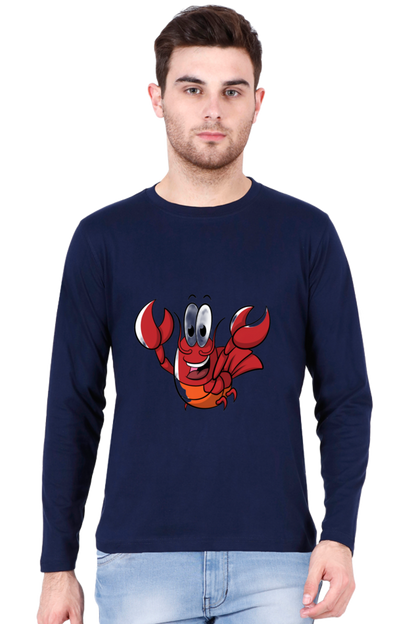 Discover Ultimate Design: Bluelander's Cotton Full Sleeve T-Shirts - Embrace Style and Softness!