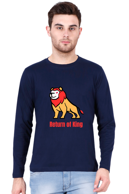 Bluelander's Cotton Full Sleeve T-Shirt - Ride the Wave of Fresh Fashion!