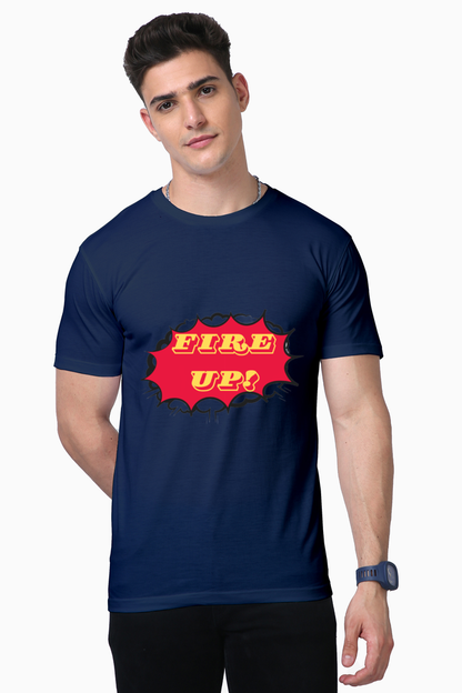 Get Noticed Everywhere: Bluelander's Supima Cotton Half Sleeve T-Shirt!