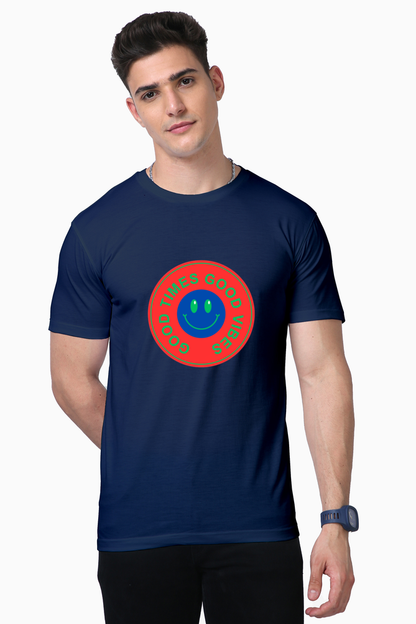 Create Memorable Moments: Bluelander's Supima Cotton Half Sleeve T-Shirt, Where Style Meets Fun!