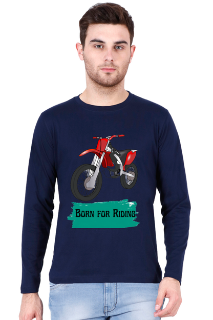 Ride in Style with Bluelander's Cotton Full Sleeve T-Shirts, Make a Statement!
