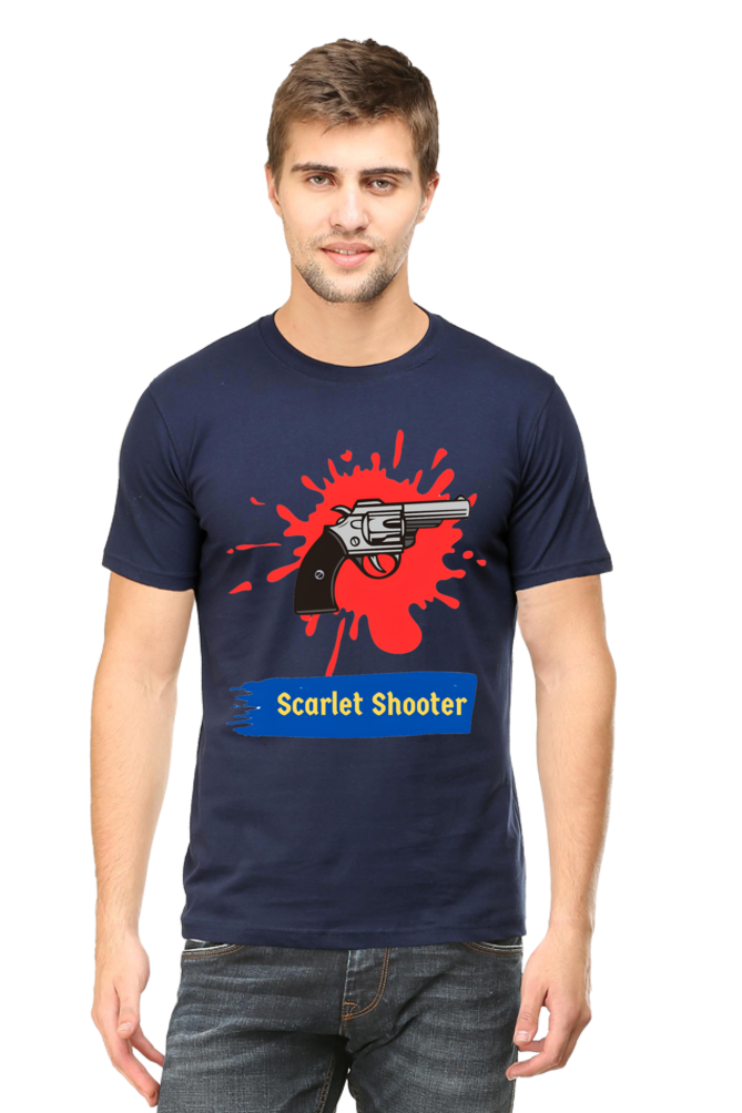 Chase Dreams in Style: Bluelander's Half Sleeve Cotton T-Shirts for the Bold and Playful!