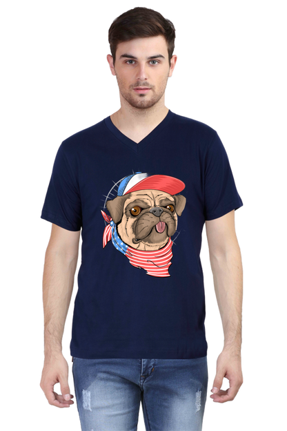 Elevate Your Look: Bluelander's V-Neck Cotton Half Sleeve T-Shirts!