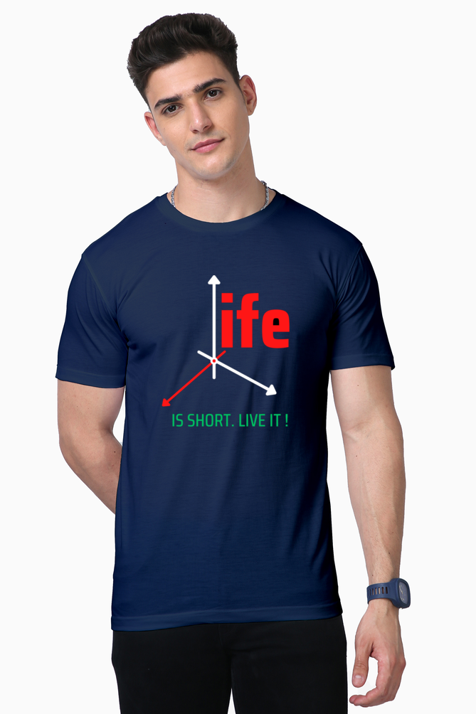 Bluelander Supima Half Sleeve T-Shirt: Elevate Dreams with Supreme Comfort and Enhanced Design - Your Clothing, Your Motivation, Your Success Journey!