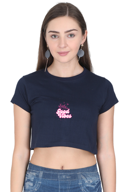 Bluelander Classic Cotton Female Crop Top: Embrace Feel-Good Vibes with Style and Comfort