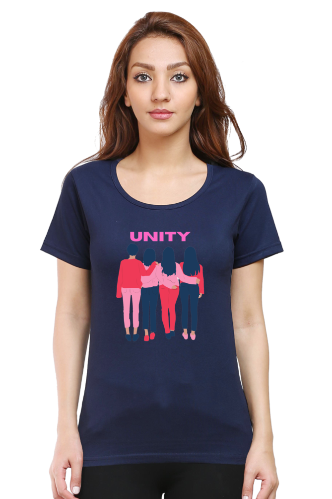 BlueLander's Cotton Half Sleeve T-Shirts: Enhanced Design, Supreme Comfort for Girls and Women – A Sign of Unity in Style and Comfort.
