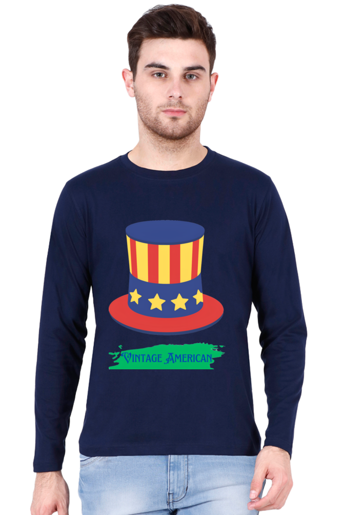 Bluelander's Cotton Full Sleeve T-Shirt: Elevating Your Style with Comfort and Class!