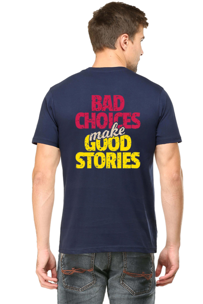 Let's create good stories together: Bluelander's Premium Cotton Bio-Washed Half-Sleeve T-Shirt