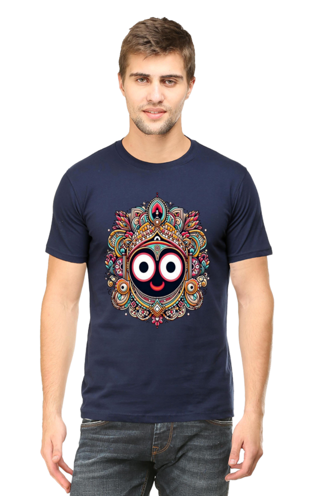 Sacred Comfort: Bluelanders  Premium  Cotton Unisex Half-Sleeve T-Shirt  Show drafts