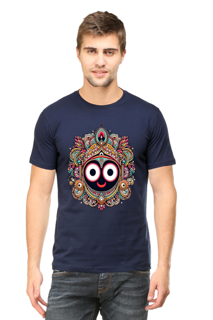 Sacred Comfort: Bluelanders  Premium  Cotton Unisex Half-Sleeve T-Shirt  Show drafts