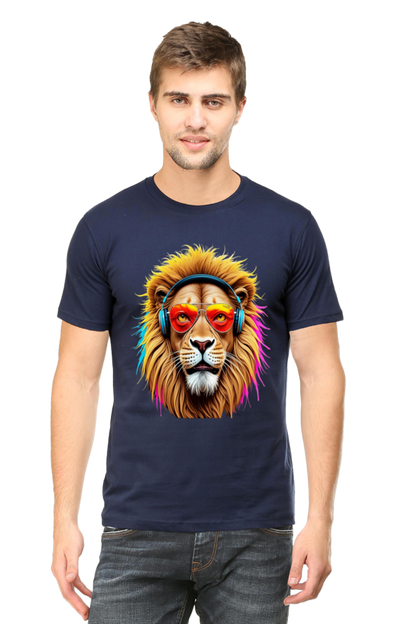 Rule the World: Bluelander's Premium Cotton Bio-Washed Half-Sleeve T-Shirt