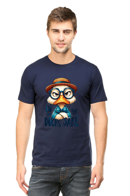 Feel the Vibe: Bluelanders Premium Cotton Unisex Half-Sleeve T-Shirt.