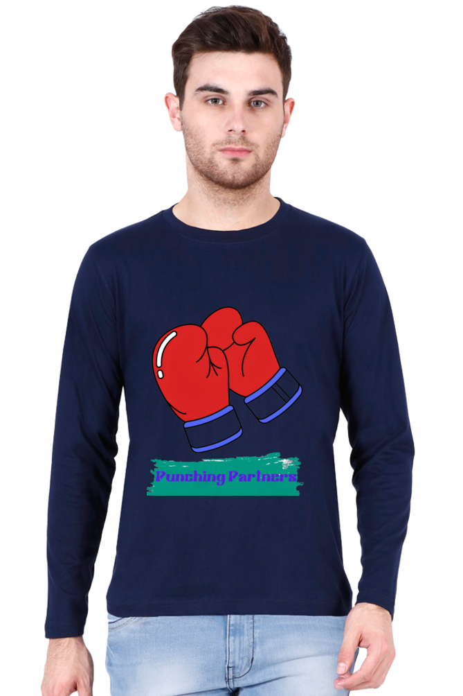 Make a Statement with Bluelander's Cotton Full Sleeve T-Shirts: Stand Out in Every Crowd!