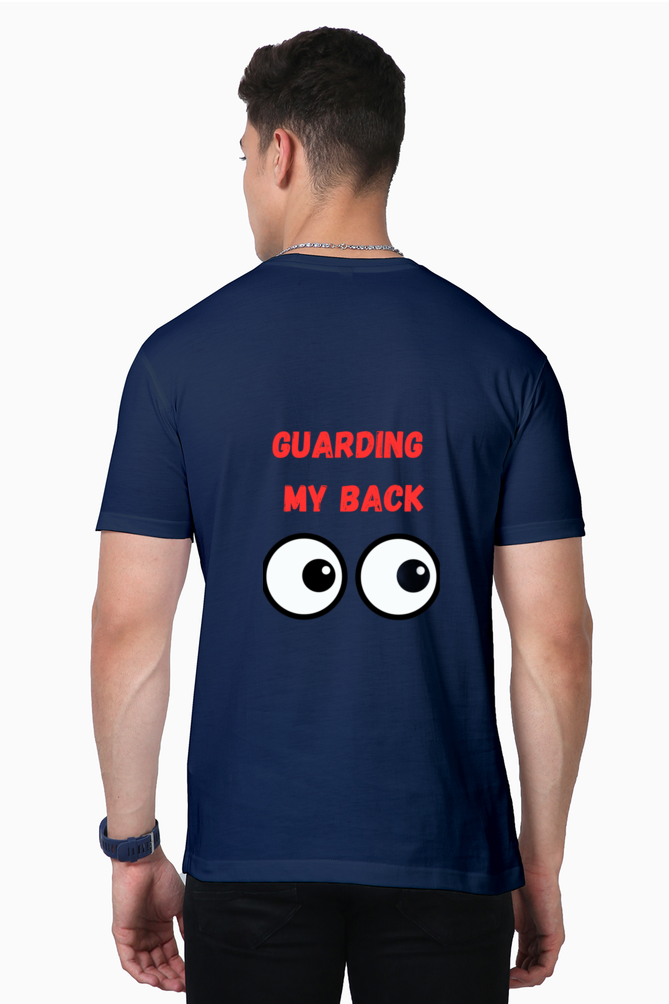 Back in Style: Bluelander's Enhanced Back Design Supima Half Sleeve Tee – Simply Stylish Comfort, Unmatched Elegance.