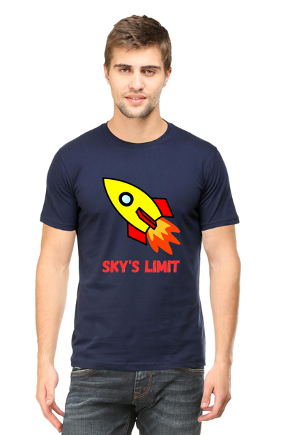 Reach New Heights of Style: Elevate Your Look with Bluelander's Half Sleeve Cotton Tees!