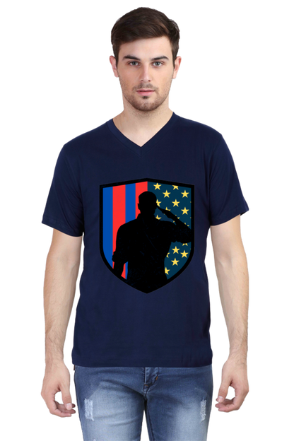 Elevate Your Casual Style: Bluelander's V Neck Cotton Half Sleeve T-Shirts