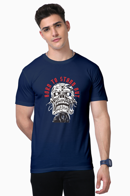 Supima Sophistication: Redefine Your Style with BlueLander's Half Sleeve T-Shirts – Born to Stand Out in Ultimate Comfort.