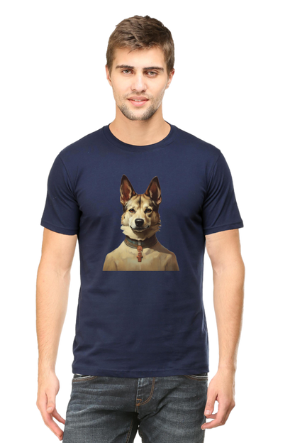 Style for Dog Lovers: Bluelander Cotton Half Sleeve T-Shirts - Comfort and Fashion, Crafted by Human and AI.