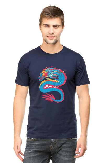 Style Redefined: Embrace Bluelander's Cotton Half Sleeve T-Shirts with Enhanced Design!