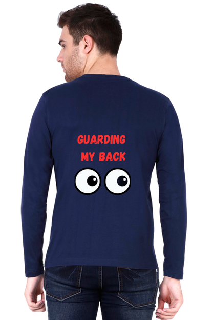 Back in Vogue: Bluelander's Full Sleeve Tee with Latest Back Design – Elevate Your Style.