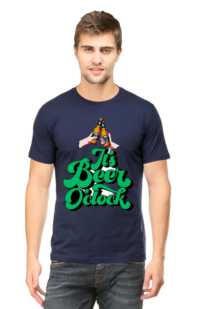 Chase Comfort: Bluelander's Cotton Half Sleeve T-Shirts - Playful Vibes, Endless Comfort!