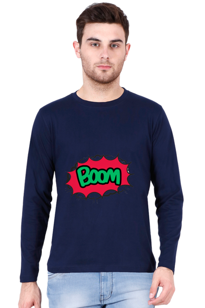 Bluelander's Cotton Full Sleeve T-Shirts: Stand Out with Unique Designs, Earn Compliments on the Go!