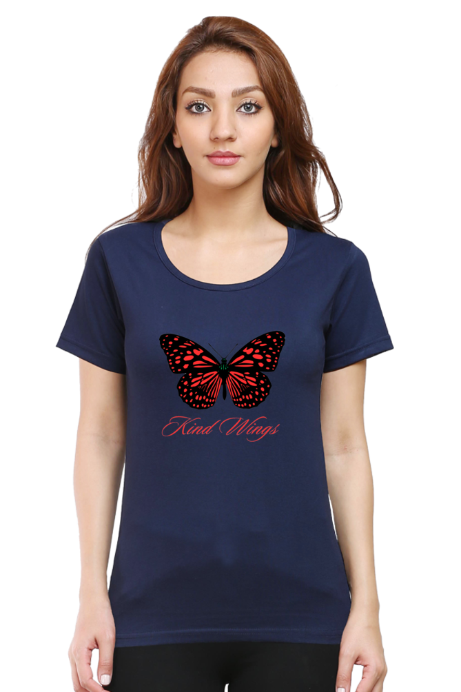 Bluelander Girls and Women's  Half Sleeve T-Shirt Dress – 'You Got the King Wings' for Ultimate Style Domination.Rule the Fashion Realm.
