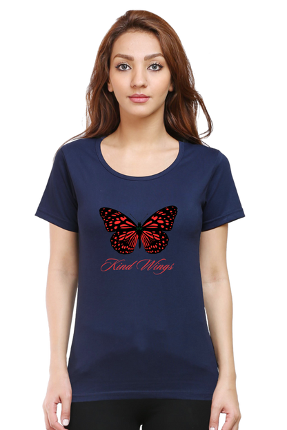 Bluelander Girls and Women's  Half Sleeve T-Shirt Dress – 'You Got the King Wings' for Ultimate Style Domination.Rule the Fashion Realm.