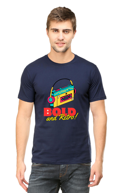 Feel the Fashion Vibe: Elevate Your Style with Bluelander's Cotton Half Sleeve Tees.